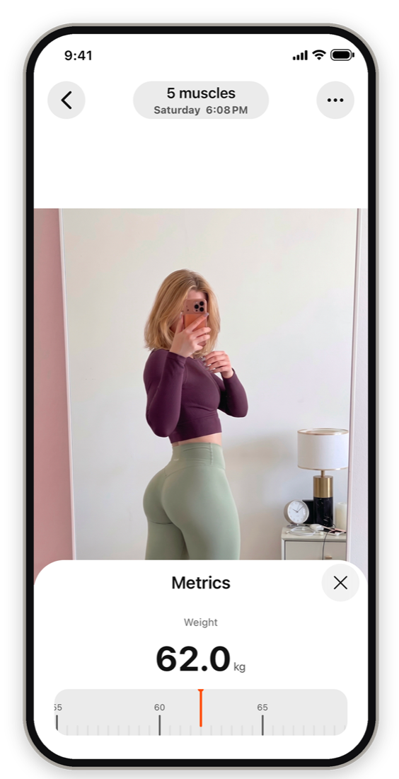 A reading stored with the photo it came from